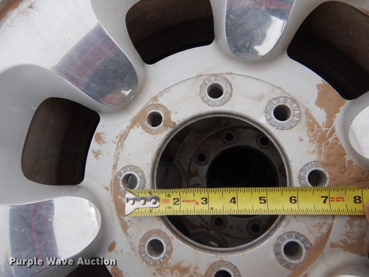 image for item DL1289 (4) Firestone Steeltex A/V LT265/75R16 tires and wheels