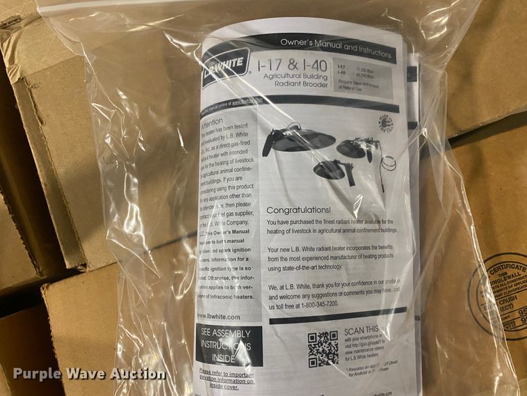 image for item DL1307 (44) L.B White L17N11000D heat lamps