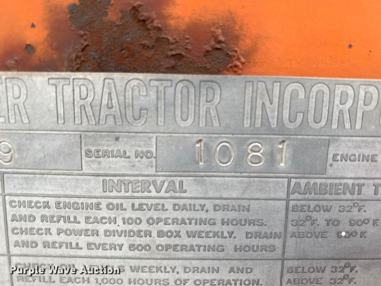 image for item DL1321 Wagner TR9  4WD tractor