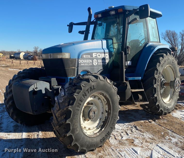 image for item DL1335 1995 Ford 8770  MFWD tractor