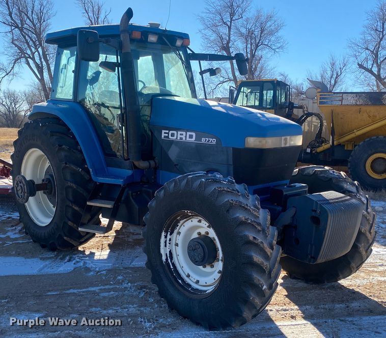 image for item DL1335 1995 Ford 8770  MFWD tractor