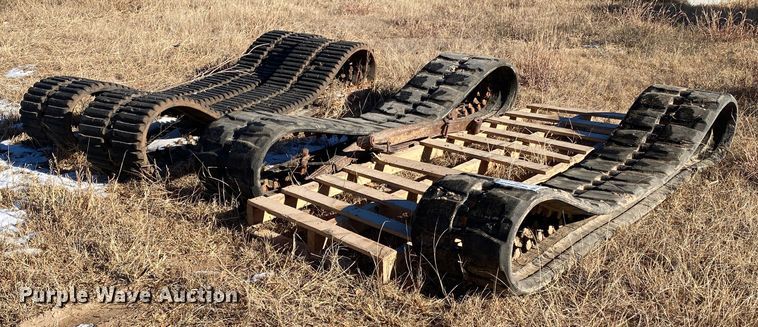 image for item DL1349 (2) sets of skid steer tracks