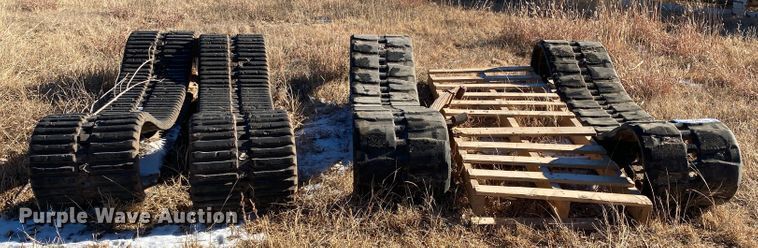 image for item DL1349 (2) sets of skid steer tracks