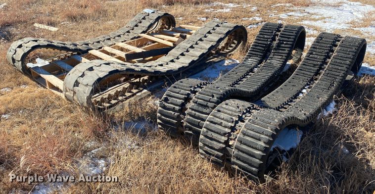 image for item DL1349 (2) sets of skid steer tracks
