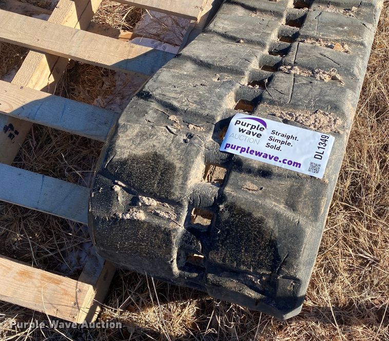 image for item DL1349 (2) sets of skid steer tracks