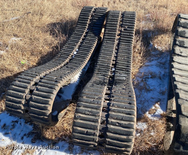 image for item DL1349 (2) sets of skid steer tracks
