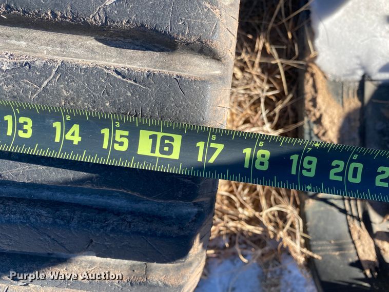 image for item DL1349 (2) sets of skid steer tracks