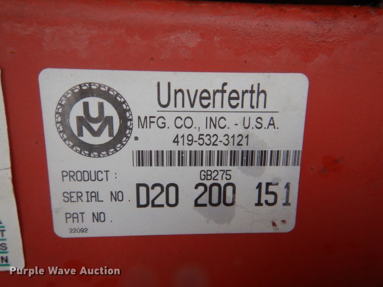 image for item IH9099 Unverferth GB275  gravity wagon