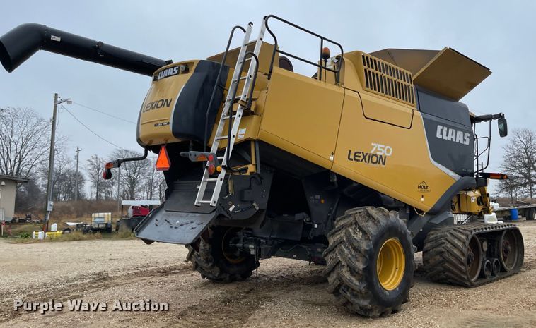 image for item IJ9556 2012 Claas Lexion 750TT  RWA combine