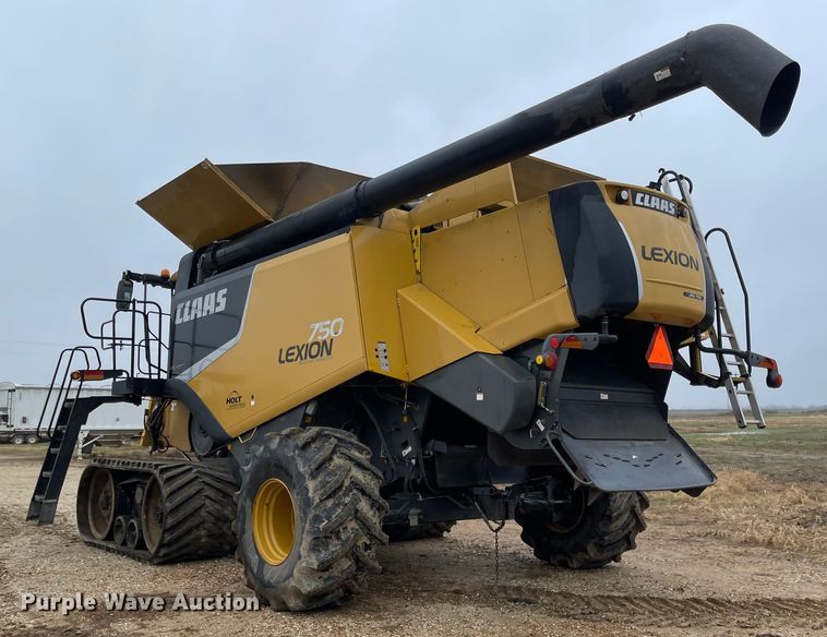 image for item IJ9556 2012 Claas Lexion 750TT  RWA combine