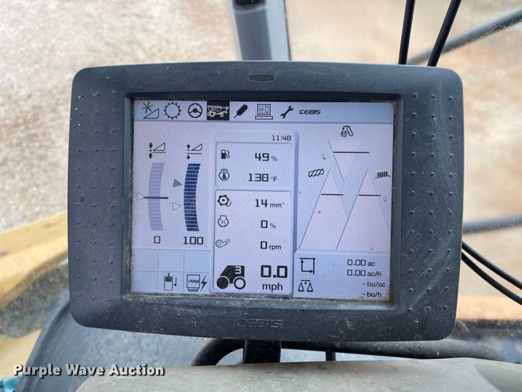 image for item IJ9556 2012 Claas Lexion 750TT  RWA combine