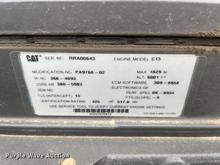 image for item IJ9556 2012 Claas Lexion 750TT  RWA combine