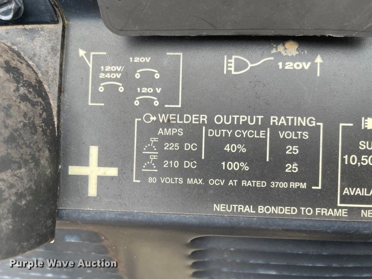 image for item IJ9587 Lincoln Electric Eagle  welder/generator