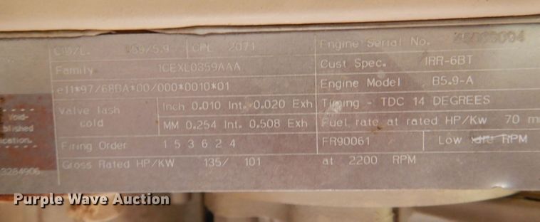 image for item IV9875 Cummins B5.9-A  engine