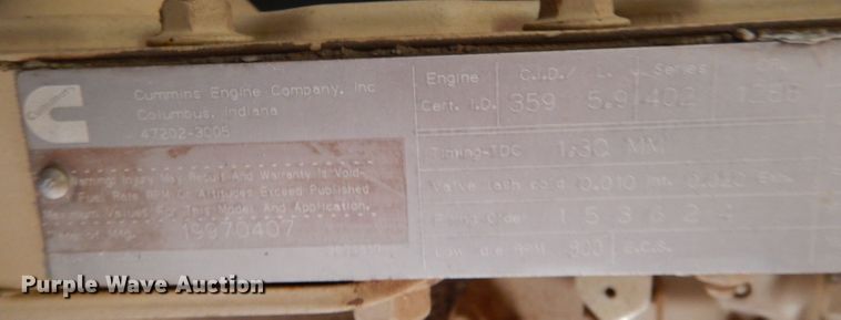 image for item IV9876 Cummins 6B15.9-C  engine