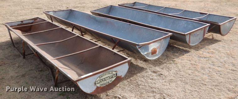 image for item IV9877 (4) metal feed bunks