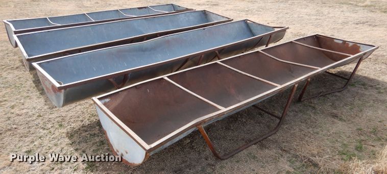 image for item IV9877 (4) metal feed bunks
