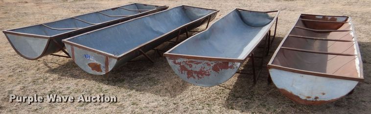 image for item IV9877 (4) metal feed bunks