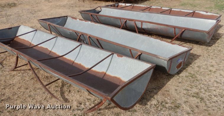 image for item IV9877 (4) metal feed bunks