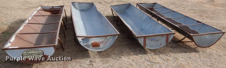 image for item IV9877 (4) metal feed bunks