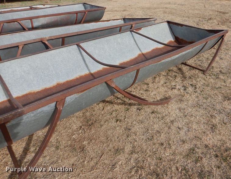 image for item IV9877 (4) metal feed bunks