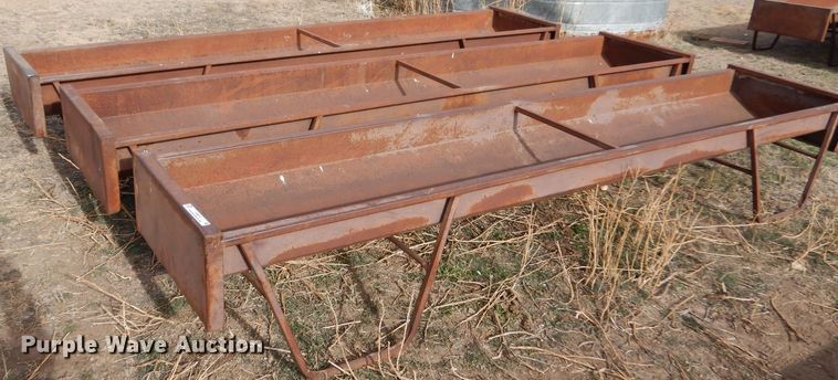 image for item IV9879 (3) Prairie Products metal feed bunks