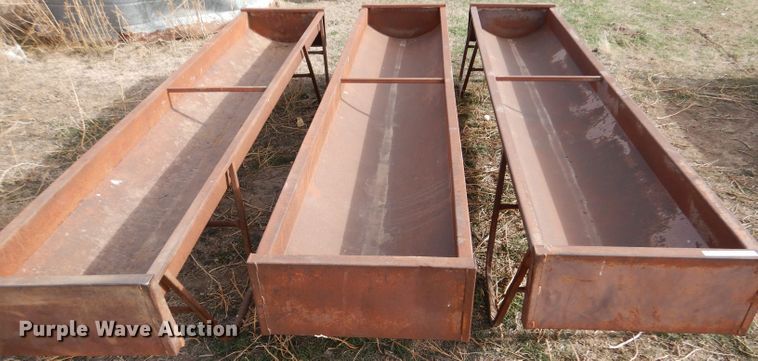 image for item IV9879 (3) Prairie Products metal feed bunks