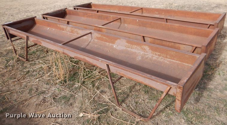 image for item IV9879 (3) Prairie Products metal feed bunks