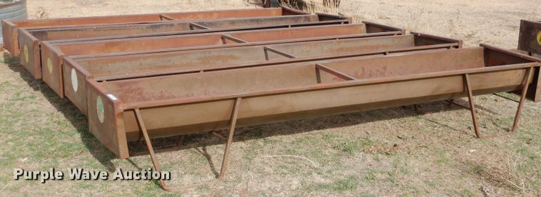 image for item IV9880 (5) Prairie Products metal feed bunks