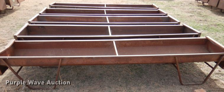 image for item IV9880 (5) Prairie Products metal feed bunks