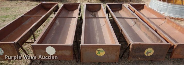 image for item IV9880 (5) Prairie Products metal feed bunks