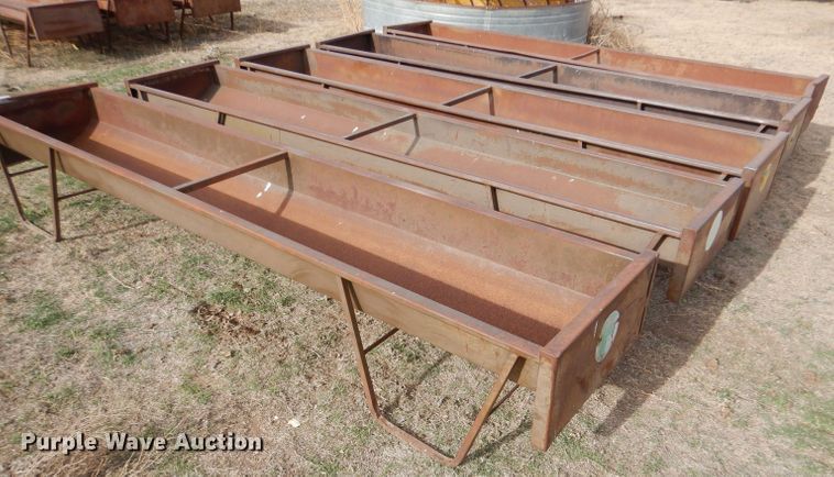 image for item IV9880 (5) Prairie Products metal feed bunks