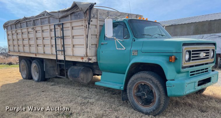 image for item IX9708 1973 Chevrolet C65  grain truck