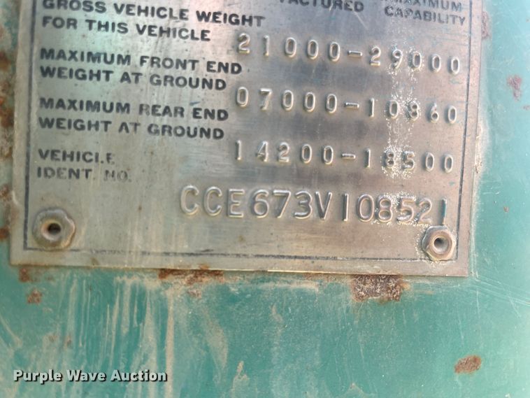 image for item IX9708 1973 Chevrolet C65  grain truck