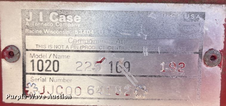 image for item IX9711 Case IH 1020  flex head