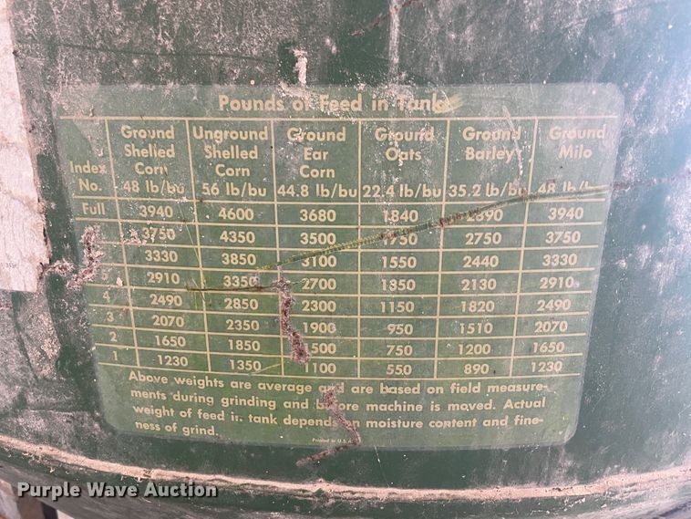 image for item IX9726 John Deere E0400  feed grinder/mixer