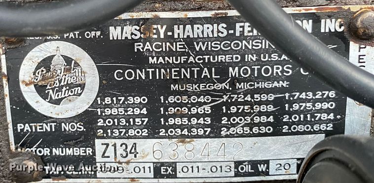 image for item JN9128 1956 Ferguson F40  tractor