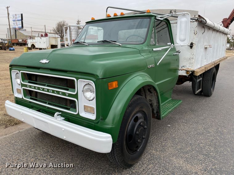 image for item JX9877 1970 Chevrolet C50  grain truck
