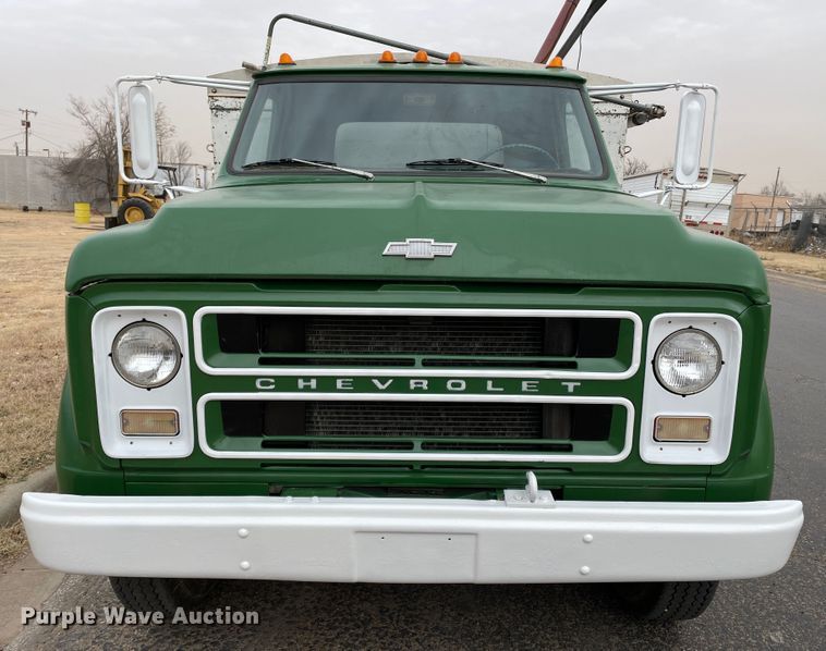 image for item JX9877 1970 Chevrolet C50  grain truck