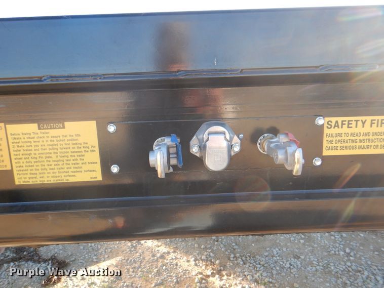 image for item DH7329 2021 Viking VFDD49R18F40T  double drop deck equipment trailer