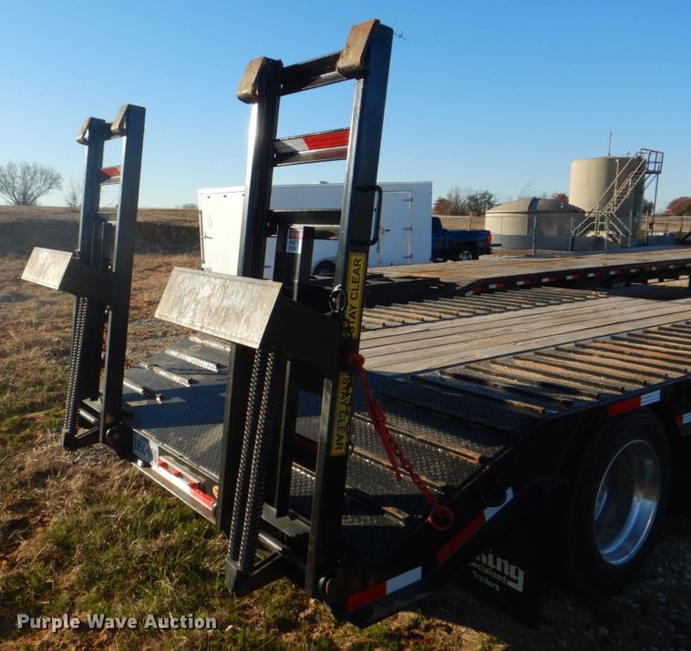 image for item DH7329 2021 Viking VFDD49R18F40T  double drop deck equipment trailer