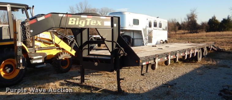 image for item DH7331 2013 Big Tex 25GN  equipment trailer