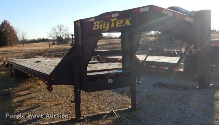 image for item DH7331 2013 Big Tex 25GN  equipment trailer
