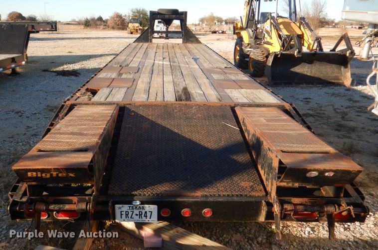 image for item DH7331 2013 Big Tex 25GN  equipment trailer