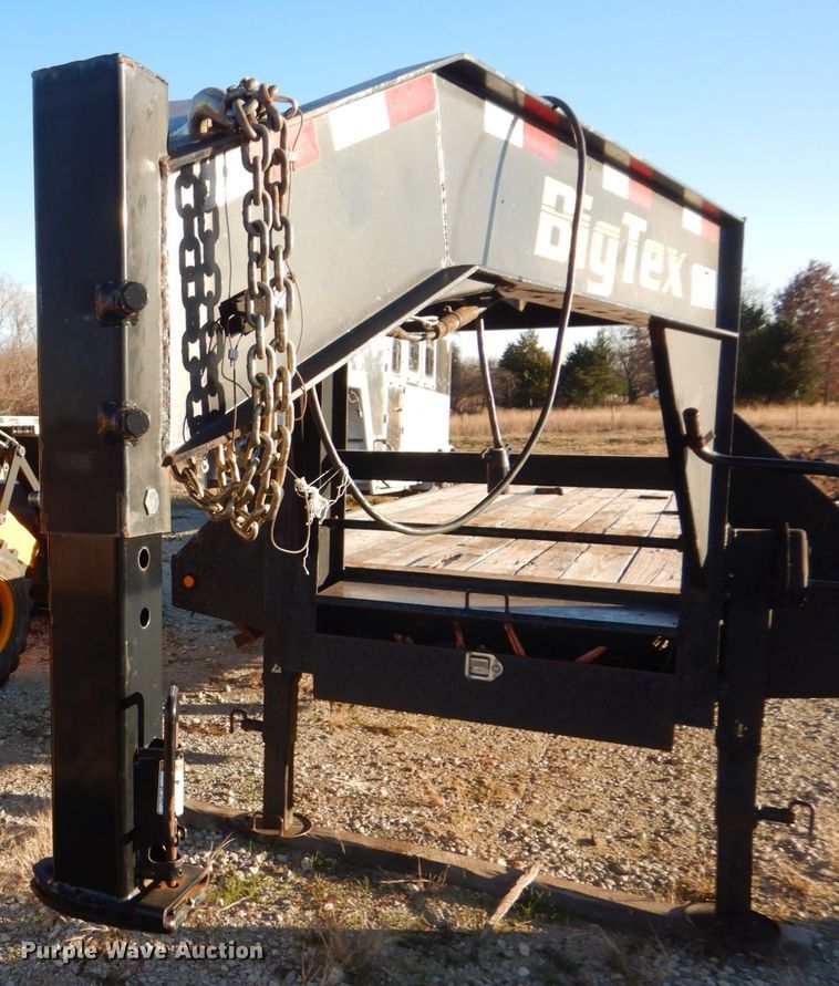 image for item DH7331 2013 Big Tex 25GN  equipment trailer