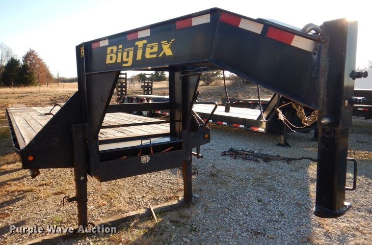 image for item DH7331 2013 Big Tex 25GN  equipment trailer