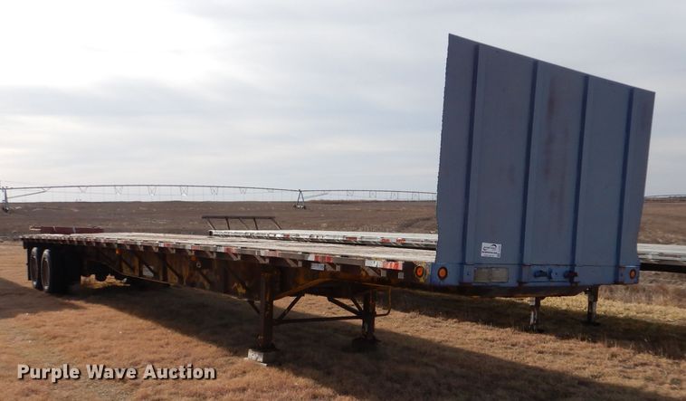 image for item DJ7561 1991 Transcraft TL 140 50X102  flatbed trailer
