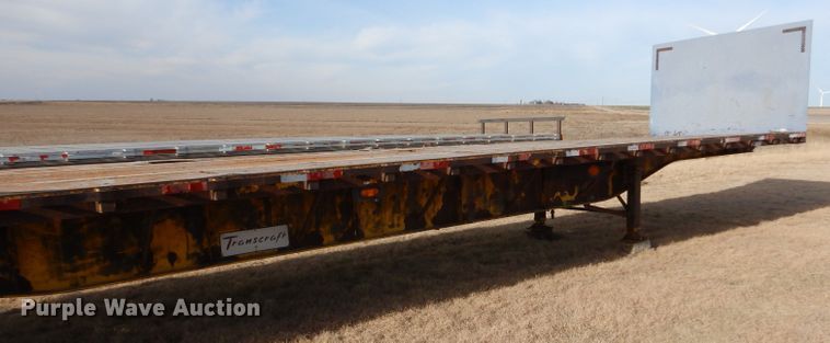image for item DJ7561 1991 Transcraft TL 140 50X102  flatbed trailer