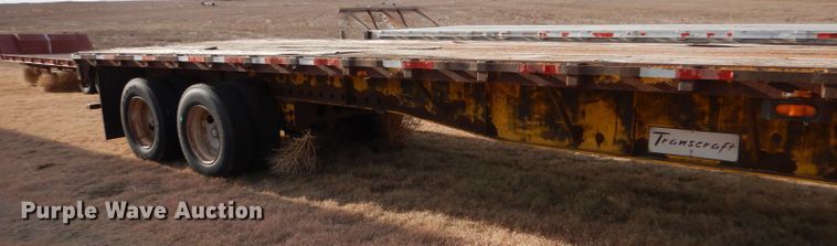 image for item DJ7561 1991 Transcraft TL 140 50X102  flatbed trailer