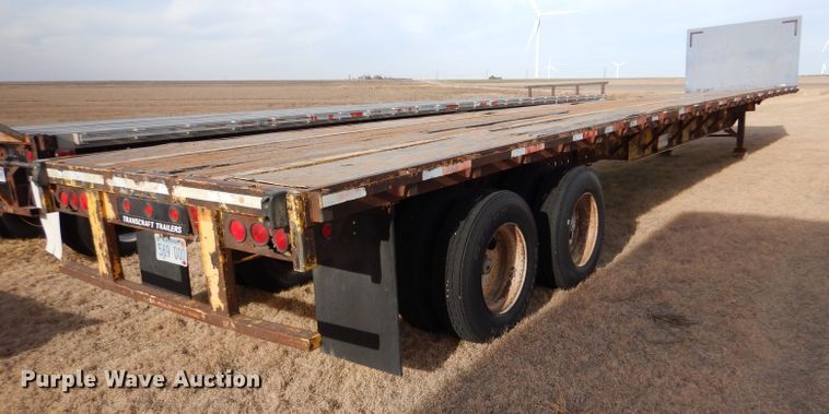 image for item DJ7561 1991 Transcraft TL 140 50X102  flatbed trailer